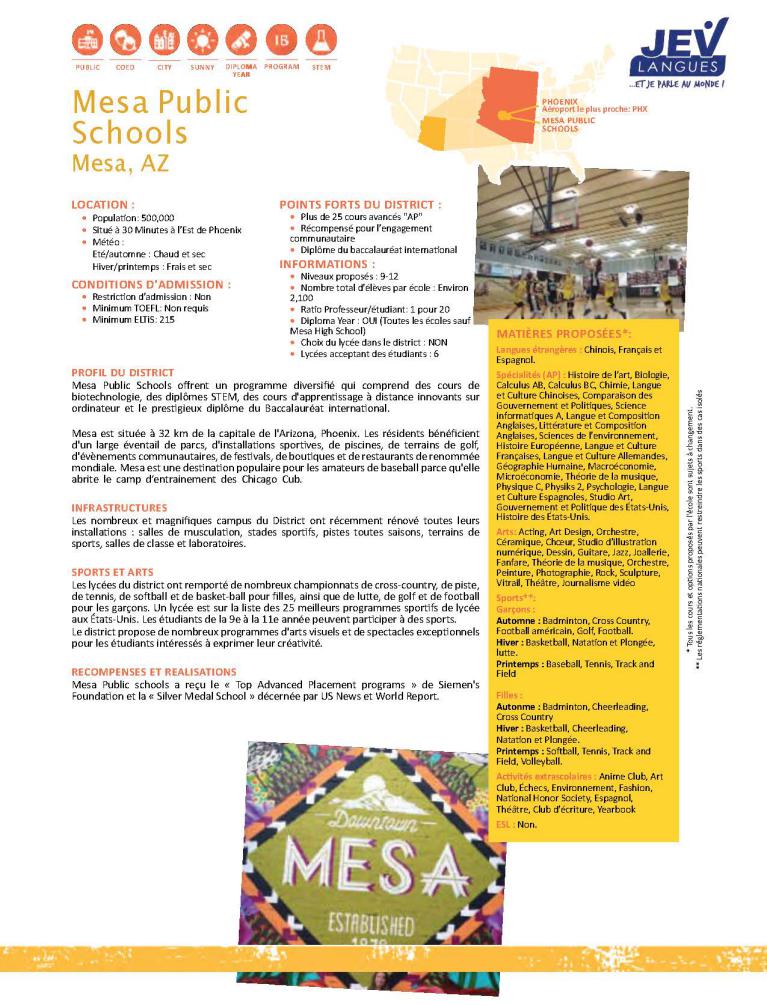 Mesa Public Schools, AZ