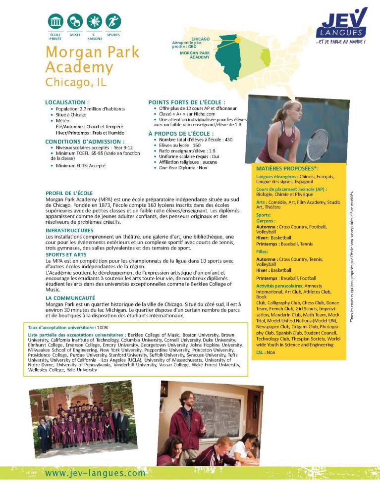 Morgan Park Academy Chicago Illinois